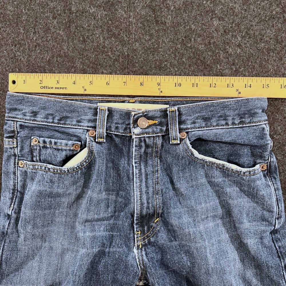 Gap 1969 Boot Fit Jeans Mens 30x30 Blue Vintage 90s Made In USA Skater Grunge - Picture 4 of 6